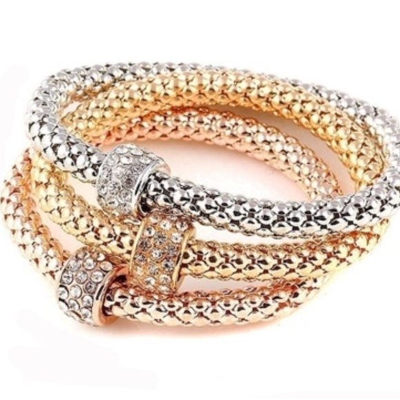 Jewelry - Set of 3 Rhinestone Bracelets